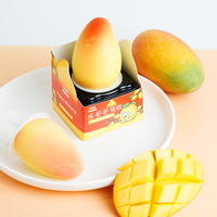 Glace Exotique Saveur Mangue 3 Pièces 0.75 g Glace aux Fruits Chine Bâtonnet Glacé au Chocolat