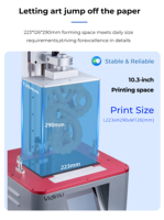 Imprimante 3D YIDIMU 10.1 14K en aluminium à écran unique, haute précision dentaire, pour pièces de précision et modèles humains, nouvelle, garantie 1 an