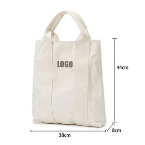 Sac fourre-tout promotionnel en toile de coton naturel bio, vierge, écologique, personnalisable, recyclé, pour courses, avec logo - Product Image 6