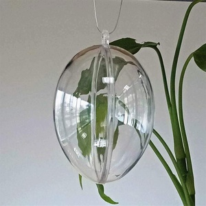 Adornos de Huevos Transparentes de Plástico Hueco para Pascua, Reutilizables y Duraderos para Navidad y <span class=keywords><strong>A</strong></span>ño Nuevo, Tamaños de 63 mm/80 mm/100 mm - Product Image 3