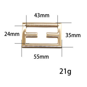 कारखाने प्रत्यक्ष बिक्री ट्रेंडी जस्ता मिश्र धातु डाई-कास्ट पुल कोर बकल के लिए हार्डवेयर धातु फिटिंग बैग जूते जूते जूते जूते - Product Image 5
