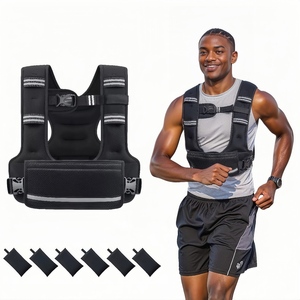 Gilet lesté réglable personnalisé pour l'entraînement de musculation, la course à pied et la perte de poids - Product Image 1