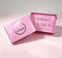 Boîte cadeau pliante de luxe grande taille violette avec logo personnalisé, emballage en matériaux recyclés pour chaussettes, finition mate, couvercle magnétique