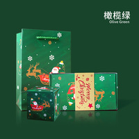 Boîte d'emballage de bouteille en verre de haute qualité Boutique boîte magnétique papier spécial emballage de marque chinoise feuille d'or personnalisée carré Sino
