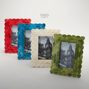 Unique Design Handmade Resin Inlay Eco-Friendly DIY Customizable Photo <b>Frame</b> High Quality Tabletop Decor Business Gift Custom - Product Image 1