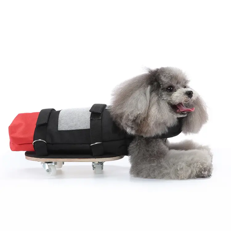 थोक कुत्ते की आपूर्ति पालतू विकलांग के लिए विश्व स्तर पर चलने स्कूटर कुत्ते कम शरीर टो बैग चरखी पालतू सामान