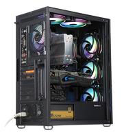 SAMA ATX Tower Gaming Pc case Tempered Glass Computer Case& Tower USB3.0 Pc Cabinet