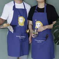 Chine Fournisseur Coton Cuisine Personnalisée Logo Personnalisé Tablier Ensemble