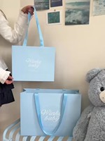 Sac shopping en papier premium personnalisé avec logo, durable, réutilisable, matière respirante pour les soins de la peau, le rouge à lèvres, le parfum