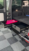 Boîte de rangement arrière double tiroir populaire pour coffre de Mercedes-Benz Classe G W463A W464 W465 – Kits intérieurs en alliage, mise à niveau (nouveau/ancien)