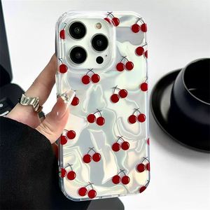 Fundas Cover, Funda de Teléfono con Diseño de Cerezas, Lujosa y Bonita, para iPhone 16 Plus, 14 Pro Max, 15 Pro, 12, 13, 14, 15 Pro Max, 11, X, XS - Product Image 2