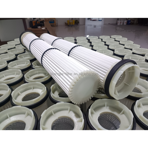 מסנן אבק קפלים להתאמה אישית, מחסנית פוליאסטר תעשייתית, מסנן לאיסוף אבק תעשייתי לחלק העליון של סילו צמנט - Product Image 3