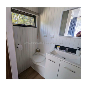 Maison mobile <span class=keywords><strong>de</strong></span> <span class=keywords><strong>luxe</strong></span> sur roues, préfabriquée, modulaire, cabine sur remorque, structure en acier léger moderne, écologique, pour habitation, école ou bureau - Product Image 4