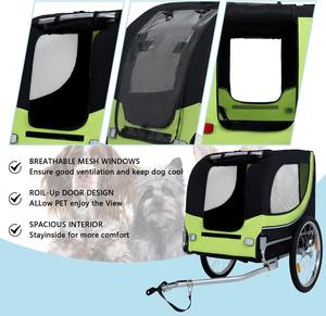2025 New Product Outdoor trailer Dolly Pet cart Foldable pet <b>dog</b> <b>bike</b> trailer dolly foldable <b>bike</b> trailer - Product Image 5