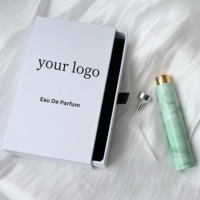 Atomiseur de parfum portable rechargeable OEM personnalisé 5ml 8ml 10ml 20ml à mécanisme rotatif, corps en plastique ABS, boîte en carton