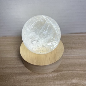 Đế đèn gỗ chạy bằng pin Đế đèn LED bằng gỗ Đế đèn ngủ cho đồ trang trí pha lê - Product Image 6