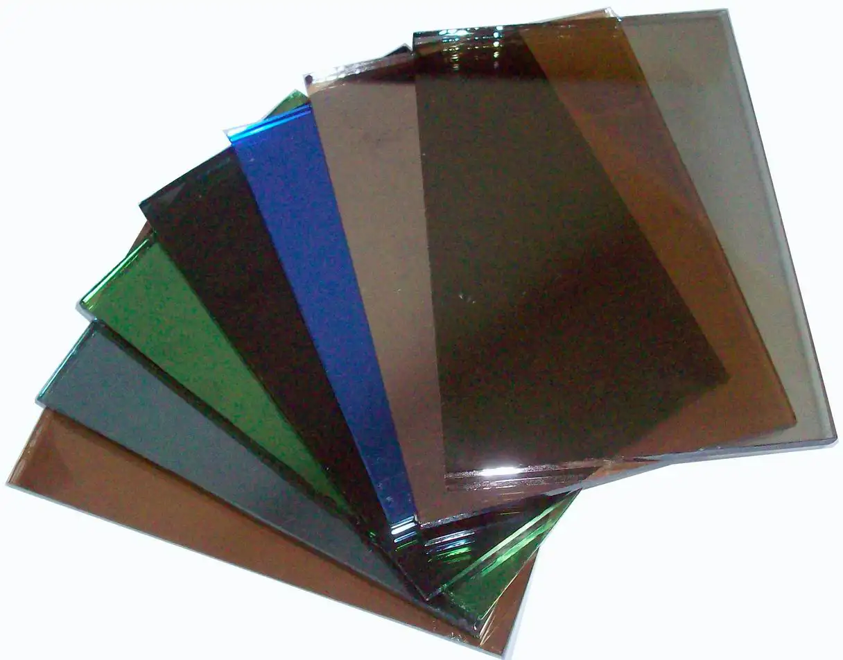Flotador de vidrio tintado, vidrio flotador de color azul, verde, marrón, para ventana y puerta, 4mm, 5mm, 6mm, 8mm