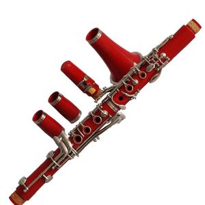 <span class=keywords><strong>Clarinete</strong></span> <span class=keywords><strong>rojo</strong></span> de resina ABS, alta calidad, niquelado, Bb - Product Image 5