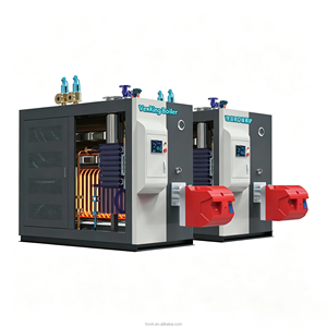 Générateur de vapeur horizontal de type condensant 6T/h pour l'huile/le gaz/le méthanol, source de chauffage - Product Image 1