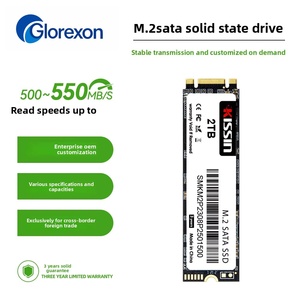 글로렉슨 M.2 SATA 3.0 내장 SSD 1TB/2TB/512GB/256GB/128GB 공장 직판 고속 데스크탑 520MB/s 읽기 속도 360-440MB/s - Product Image 5