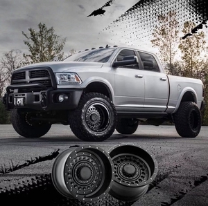 Rines de Aluminio Forjado Todoterreno Personalizados de Fábrica 6x139.7 de 17-23 Pulgadas para <span class=keywords><strong>Jeep</strong></span> Wrangler, Ford F150, Chevrolet, Lexus GX LX - Product Image 1