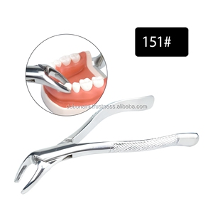 Pinces d'extraction dentaire en acier inoxydable, pinces chirurgicales à poignée ergonomique pour hôpital, clinique, chirurgie buccale, fournisseur en gros - Product Image 6