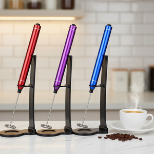 Tragbarer Batteriebetriebener Elektrischer Schneebesen, Elektrischer Milchaufschäumer, Handheld Milchschaum-Macher, Mini Kaffee-Mixer, Elektrischer Milchaufschäumer - Product Image 1