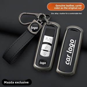 Funda protectora metálica para llave de auto Mazda 3 Axela, cubierta para llave de CX5, material de cuero CX4 - Product Image 4