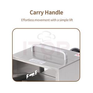 Профессиональный ручной слайсер для булочек для гамбургеров, портативный, для нарезки хлеба и оснований для тортов, кухонный коммерческий резак для хлеба с регулируемой толщиной нарезки - Product Image 6