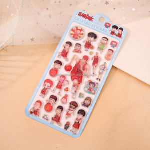 Autocollants en époxy transparents et imperméables de style Q-version, idéaux pour la décoration de journaux et de fournitures scolaires pour enfants (vente en gros) - Product Image 2