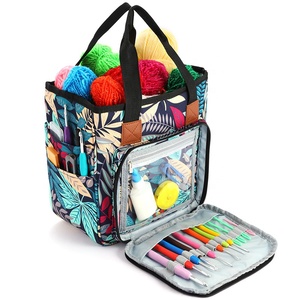 Amazon New Sewing Storage Bag Knitted Sweater Portable Portable Storage Bag Crochet Yarn Storage Bag
