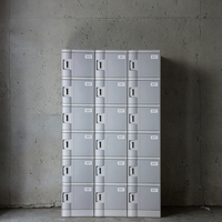 Armoire ABS multicouche pour casier d'étudiant sûr avec serrure à clé Design simple Stockage de chevet fabriqué par Corridor