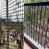 Waterdichte, milieuvriendelijke, UV-bestendige, draagbare, winddichte, opvouwbare PP plastic gaashekwerk met 2mm/3mm gaten, zwart, voor pluimvee en tuin