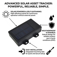 Traceur GPS 4G pour bétail, antivol, étanche, avec panneau solaire auto-chargeant, pour bovins, ovins, équidés et animaux d'élevage