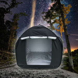 <span class=keywords><strong>Tenda</strong></span> Sensoriale <span class=keywords><strong>per</strong></span> Bambini con Camera da Letto Singola, <span class=keywords><strong>per</strong></span> Interni/Esterni, Oscurante, <span class=keywords><strong>per</strong></span> Autismo, con Rivestimento Argentato, Design Impermeabile <span class=keywords><strong>per</strong></span> Quattro Stagioni, Montaggio Rapido - Product Image 3