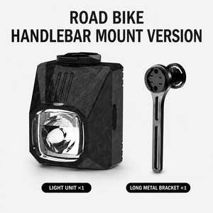 Phares LED pour vélo en fibre de carbone, résistants aux chocs, étanches, anti-éblouissement, suspension, éclairage pour vélo de route - Product Image 6