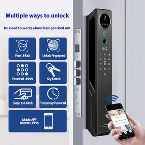 Cerradura Digital Inteligente con Reconocimiento Facial 3D, Biométrica, de Palma, de Aleación de Aluminio, para Puerta de Madera, con Huella Dactilar y App, para Seguridad del Hogar - Product Image 2