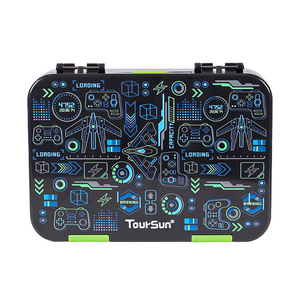 Toursun Chất lượng cao Tritan Bento Hộp Ăn Trưa cho trẻ em ngăn nhựa bpa-trường miễn phí <span class=keywords><strong>Container</strong></span> có nắp đậy tùy chỉnh in - Product Image 5