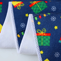 Quantité minimale de commande usine – Serviette de cuisine et de maison multi-usages en microfibre éponge, imprimé thème Noël, séchage ultra rapide