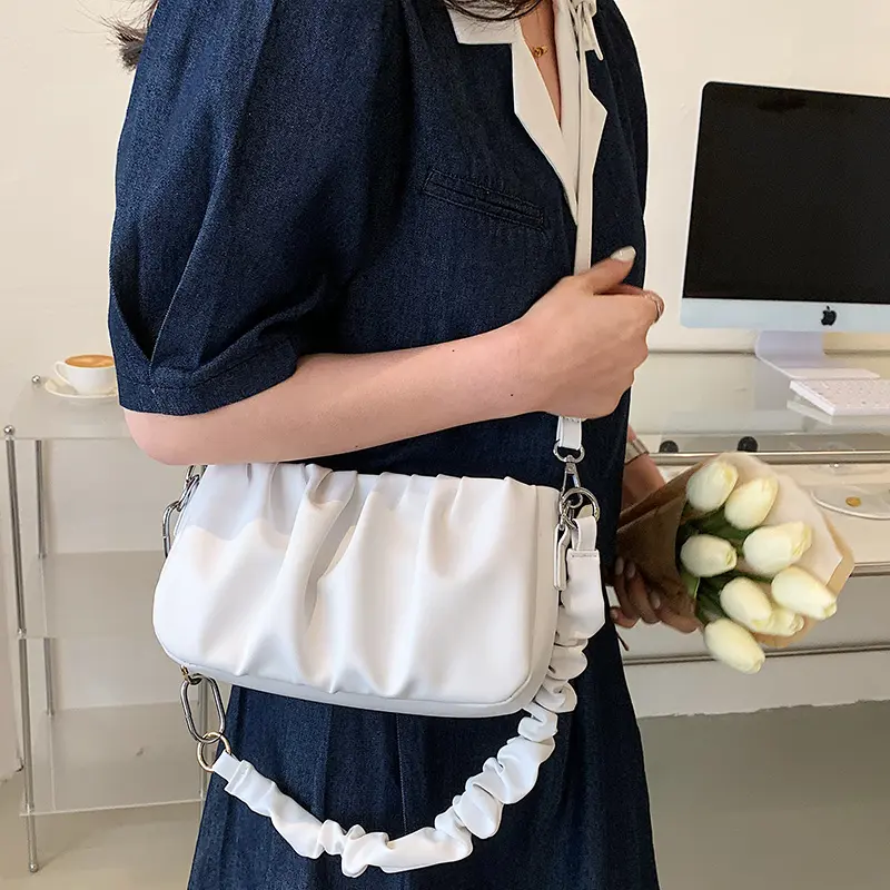 Sac à main en cuir pour femmes, pochette en nuage doux, Vintage, Hobo, prix d'usine bon marché