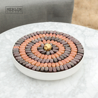 Merlin Living Nordic Home Decor Assiette de fruits en céramique Décoration intérieure en céramique Bol de fruits en chocolat Usine de céramique de Chaozhou
