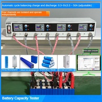 Testeur de capacité de batterie 4 canaux YPSDZ-0550-4 avec fonctions indépendantes de charge, décharge, équilibrage, activation et test d'âge pour batteries LiFePO4 et NiMH
