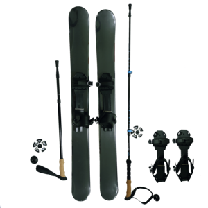 Raquetas <span class=keywords><strong>de</strong></span> Nieve para Adultos, Esquís <span class=keywords><strong>de</strong></span> Senderismo con Base <span class=keywords><strong>de</strong></span> Piel, Esquís para Terrenos Difíciles - Product Image 1