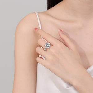 Rotating Adjustable Zircon <b>Ring</b> Relieving <b>Anxiety</b> Stress Fresh Scene <b>Gold</b> Silver Color Wholesale <b>Ring</b> Shiny Jewelry - Product Image 4