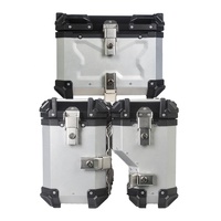 Coffre Arrière en Aluminium pour Moto, Valise Latérale Étanche, Top Case pour BMW R1200GS R1250GS F850 F750