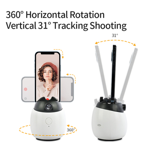 Stabilisateur de téléphone portable anti-vibration avec suivi du visage <span class=keywords><strong>pour</strong></span> la prise de photos et la vidéo, rotation à 360° entièrement automatique <span class=keywords><strong>pour</strong></span> le vlogging - Product Image 4