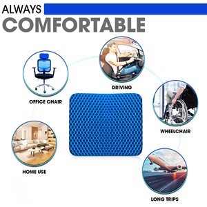 TPE Hành Tinh Lớn Violet Gel Ghế Đệm Cho Dài Ngồi Xe Ghế Đệm Và Văn Phòng Ghế Đệm Cho Trở Lại Đau thần kinh tọa Hip Tailb - Product Image 3