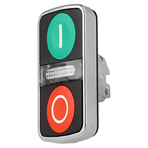 Nuevo y en stock ZB4BW7A3741 SwitchDouble 22mm Rod.Pos1 RedGreen Bel.ColorWhite CUT - Product Image 1