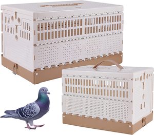 <span class=keywords><strong>Cage</strong></span> à pigeons pliante en plastique, <span class=keywords><strong>Cage</strong></span> Portable de voyage pour oiseaux de compagnie <span class=keywords><strong>Cage</strong></span> à pigeons <span class=keywords><strong>Cage</strong></span> d'appariement boîte de nid de Pigeon facile à nettoyer, pour l'entraînement - Product Image 4