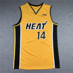 Broderie personnalisée en gros <span class=keywords><strong>Miami</strong></span> Heat # 3 # 14 # <span class=keywords><strong>22</strong></span> # Débardeur de basketball rose en maille poly unisexe pour adulte, modèle transfrontalier 2026 - Product Image 4